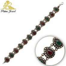 Gümüş Otantik Taşlı Biezik /Bileklik